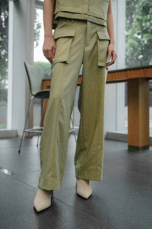 SATOO PANTS IN KIWI CLOVER