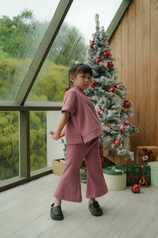 SET - MINI SHERRY ANN IN JOLLY RED