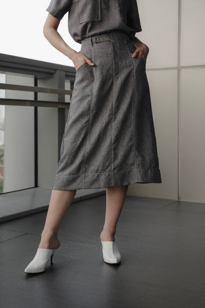 DEFECT 15% - KOJI SKIRT IN DAZZLING BLUE