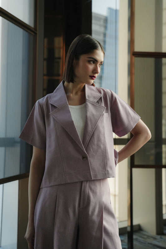 REESE BLAZER IN BLUSHING BLOOM