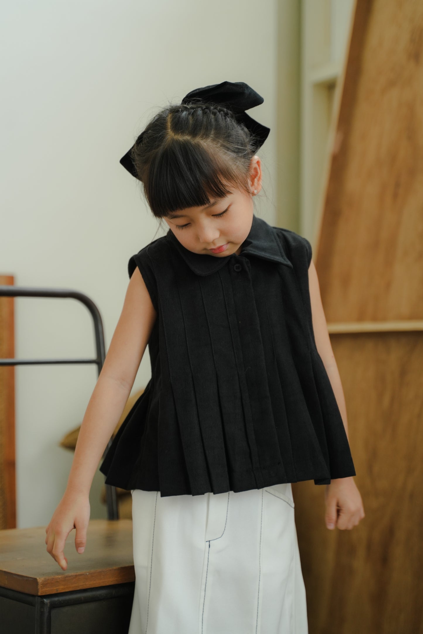 MINI MAMEYA IN LONG BLACK