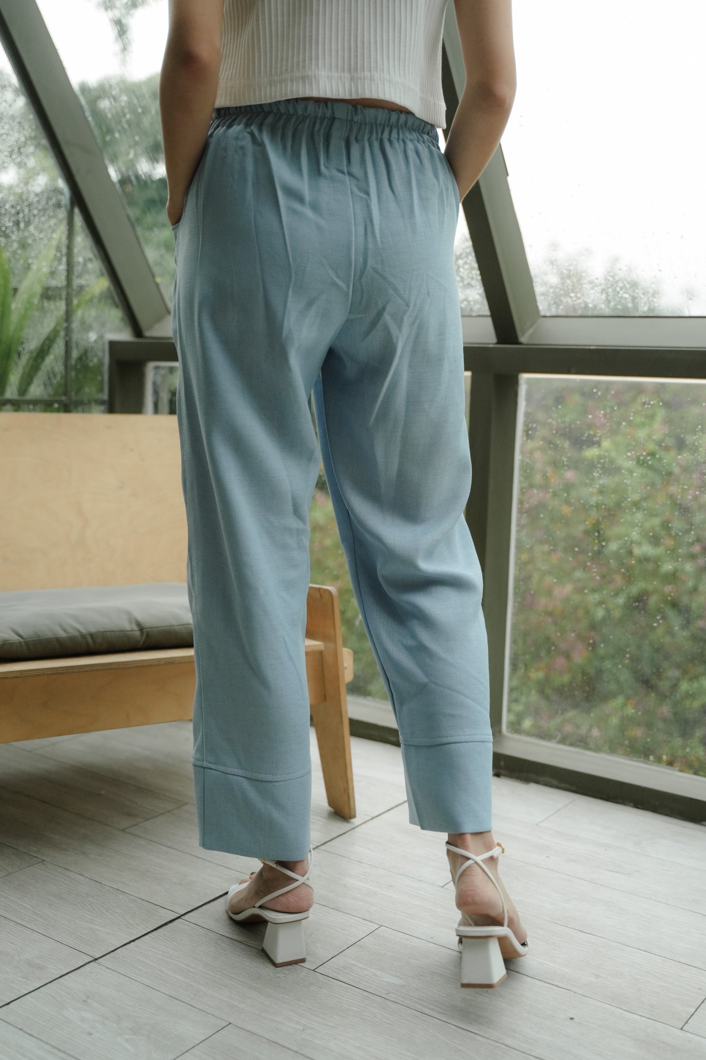 PALAIS PANTS IN KENSINGTON BLUE