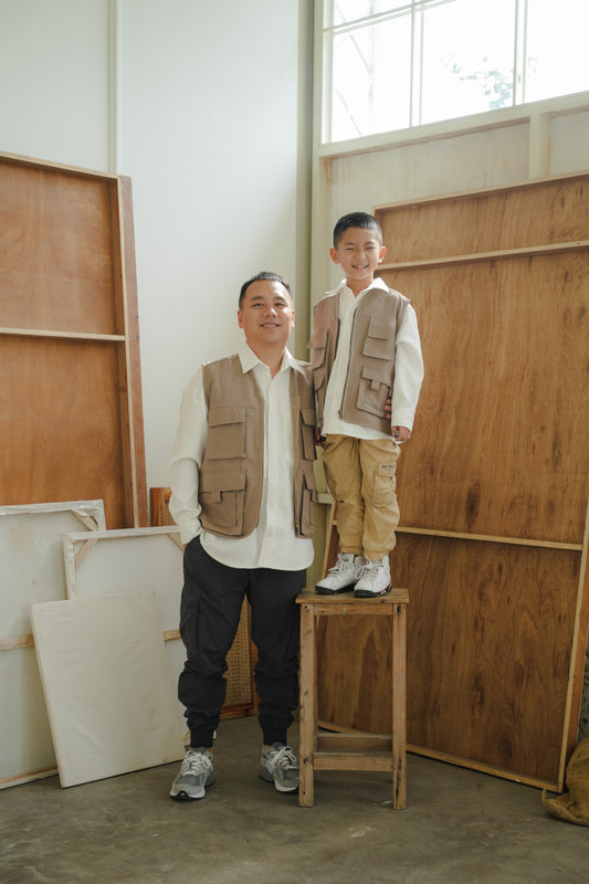 ARKET VEST JR IN POSSY GREEN