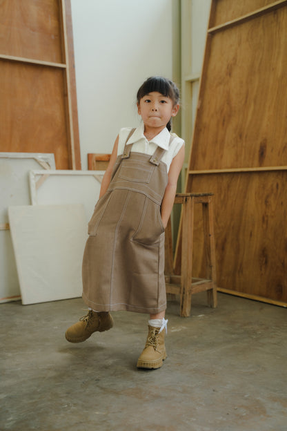 MINI TADAO OVERALL IN POSSY GREEN