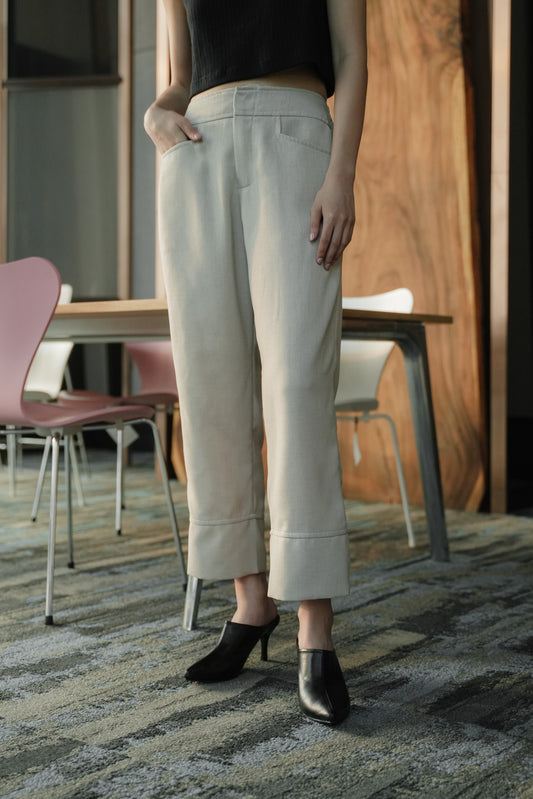 PALAIS PANTS IN BUTTERSAGE