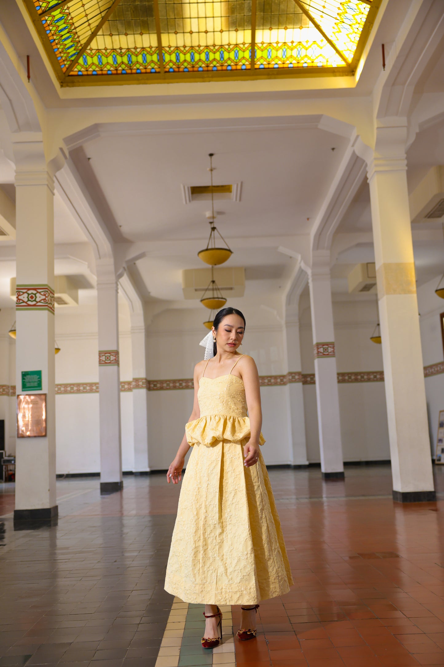 SABINE SKIRT IN AMBER GLOW