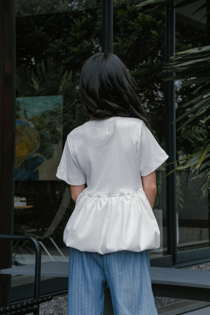 MINI DUFFY IN OFFWHITE