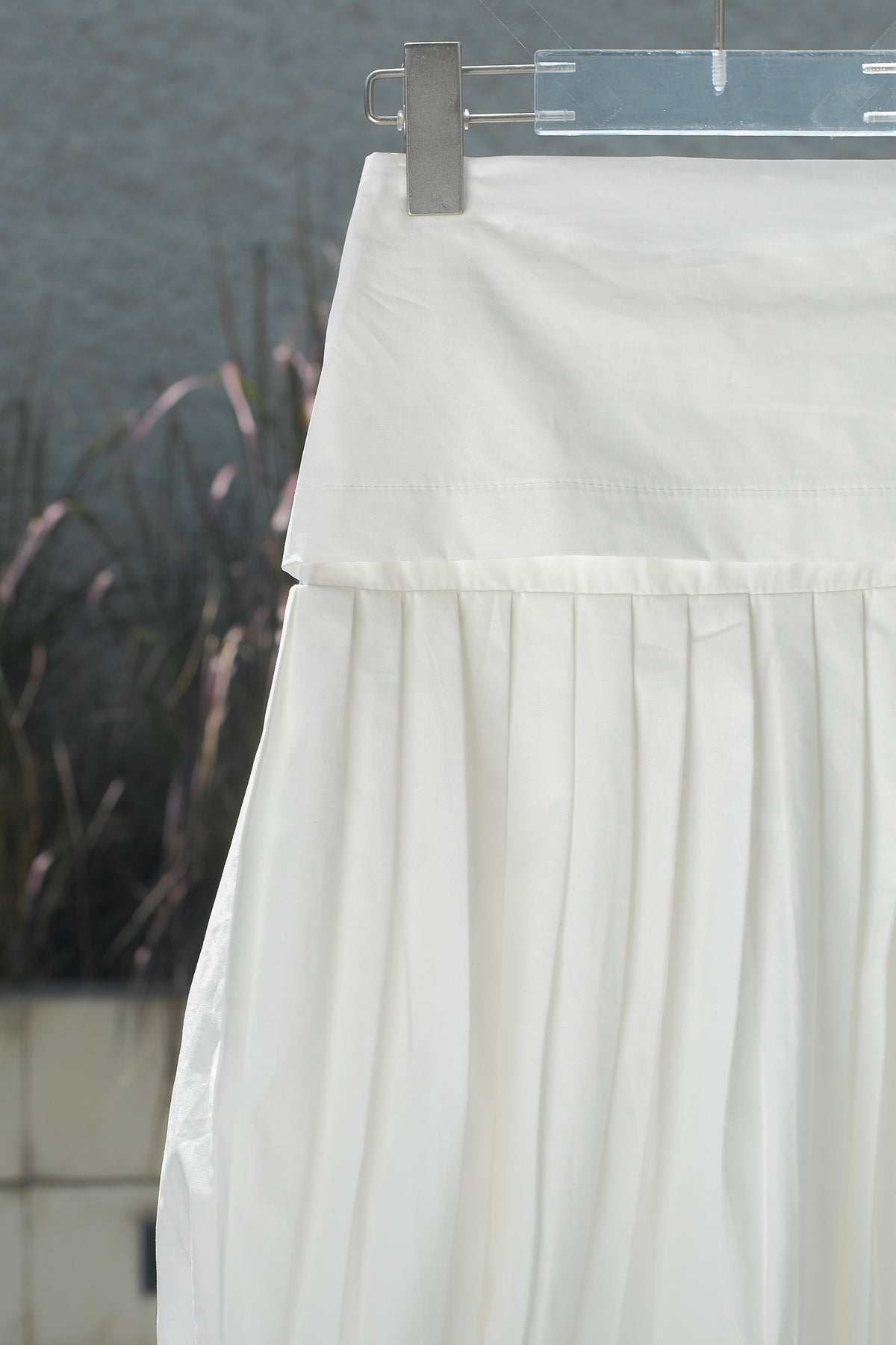 MINI SOREN SKIRT IN SNOW WHITE