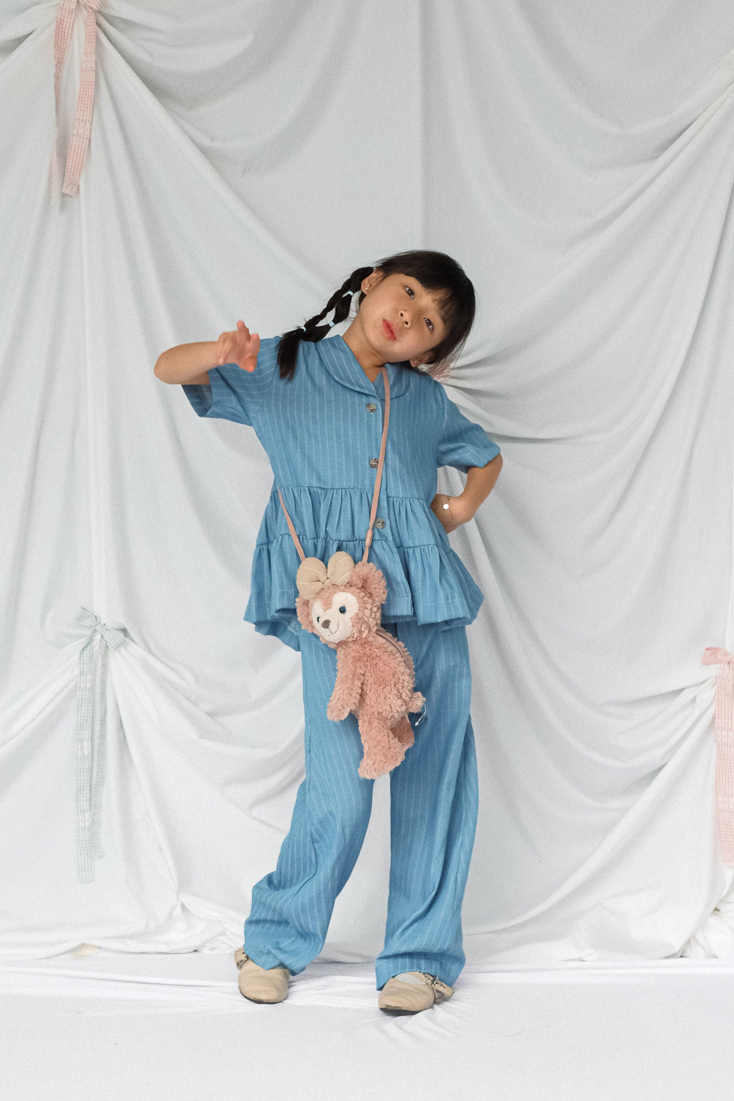 SET - MINI LYRA BASTIAN IN WHSIPY BLUE