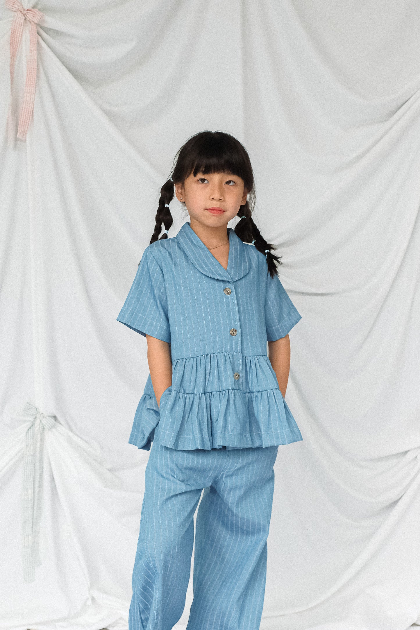 SET - MINI LYRA BASTIAN IN WHSIPY BLUE