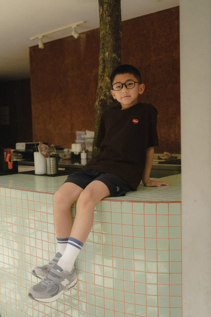 MINI TYANN TEES IN TRUFFLE