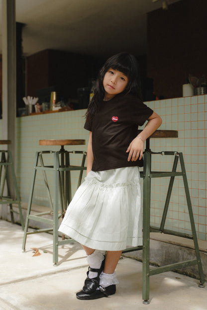 MINI TYANN TEES IN TRUFFLE
