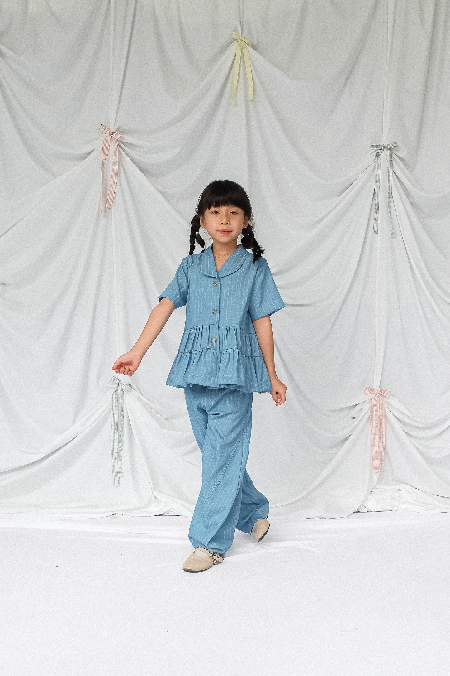SET - MINI LYRA BASTIAN IN WHSIPY BLUE