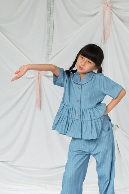 SET - MINI LYRA BASTIAN IN WHSIPY BLUE