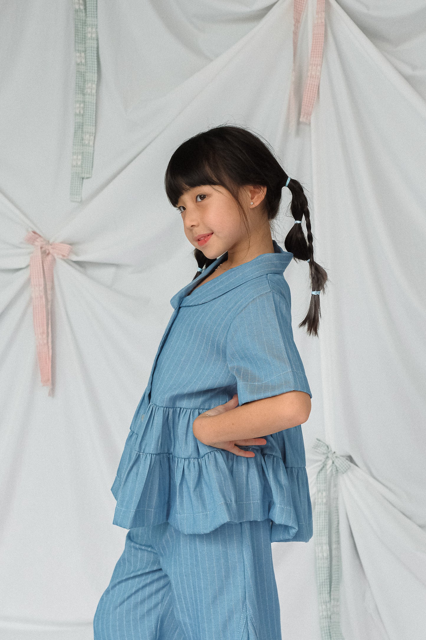 SET - MINI LYRA BASTIAN IN WHSIPY BLUE