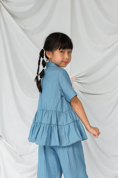SET - MINI LYRA BASTIAN IN WHSIPY BLUE