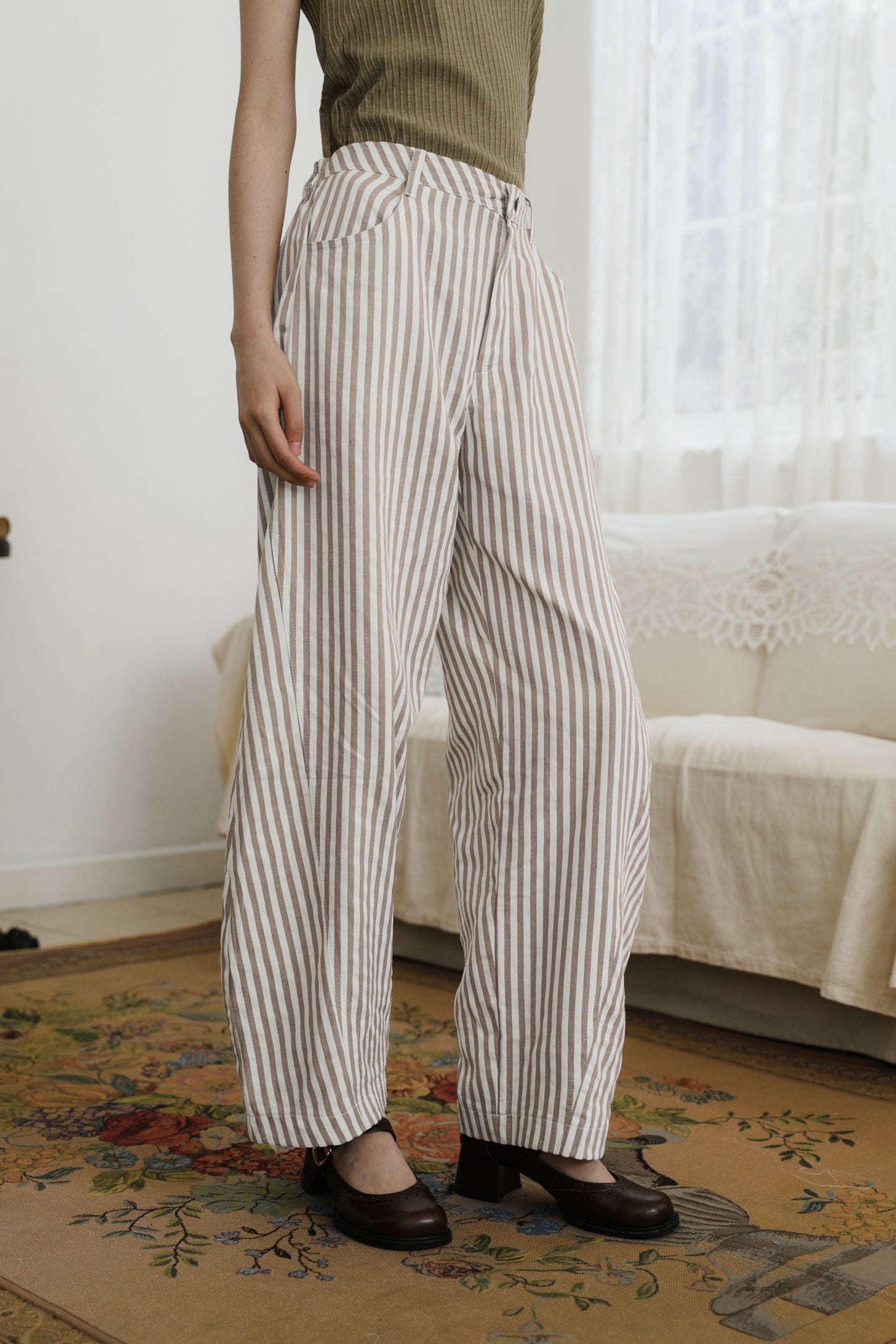 BASTIAN PANTS IN OAT