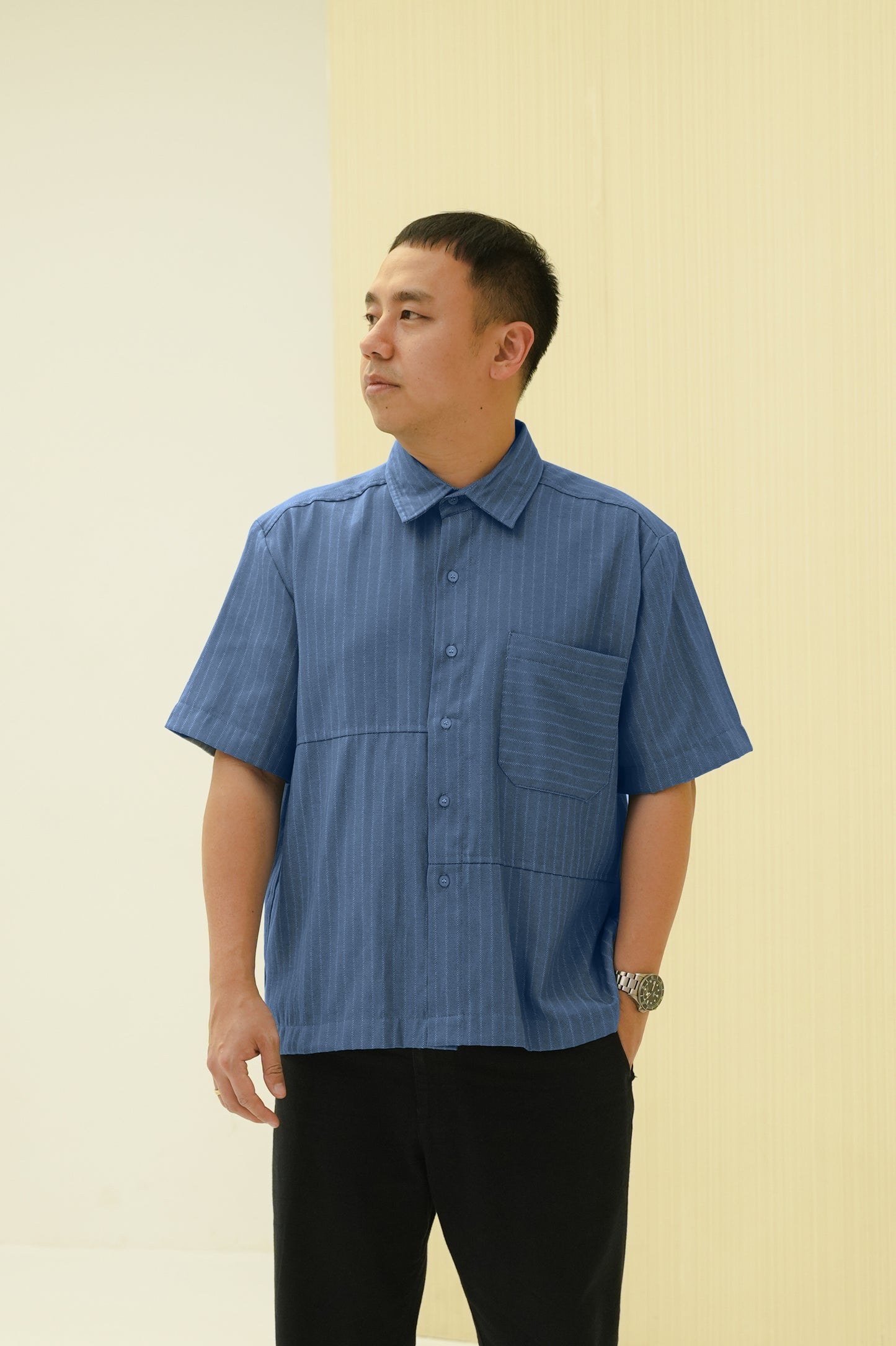 ORION SHIRT IN PARISIAN BLUE