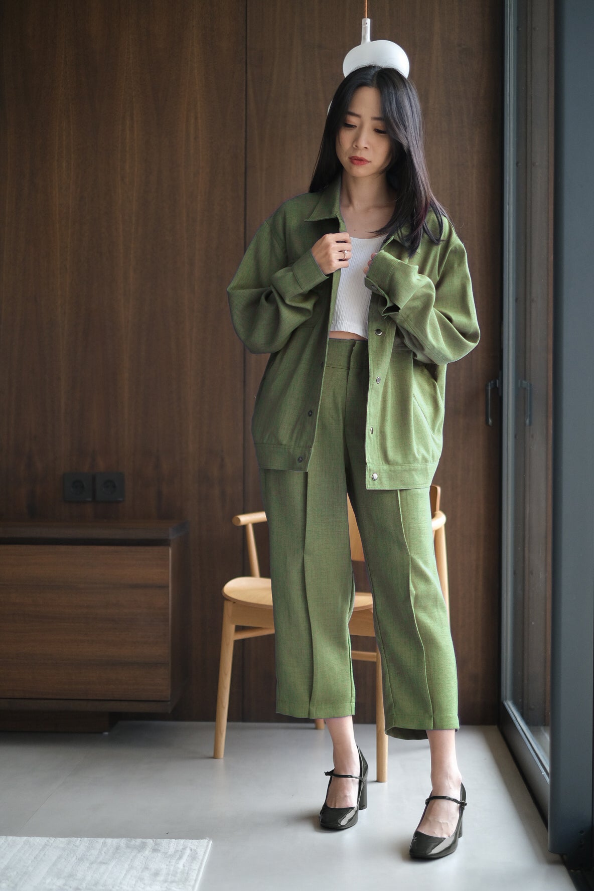 PANTHEON SHIRT IN KITRI GREEN