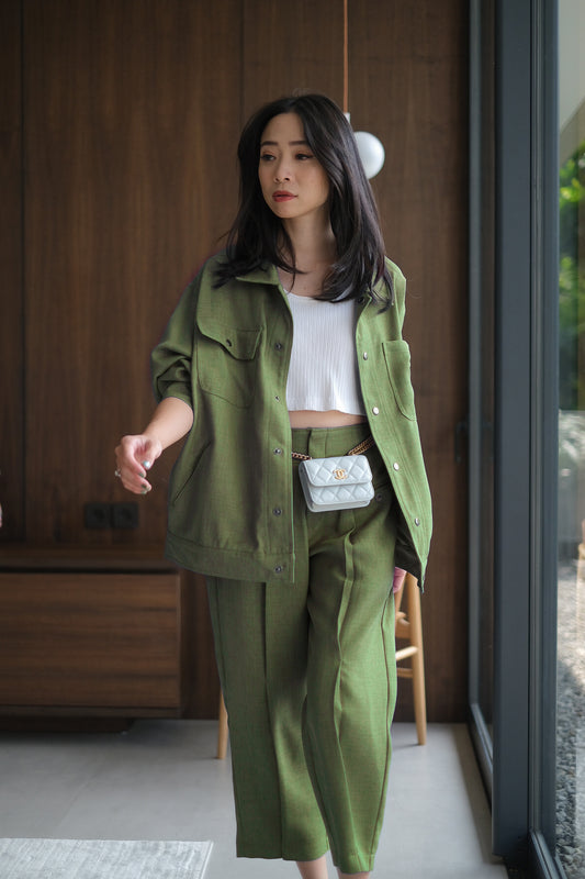 PANTHEON SHIRT IN KITRI GREEN