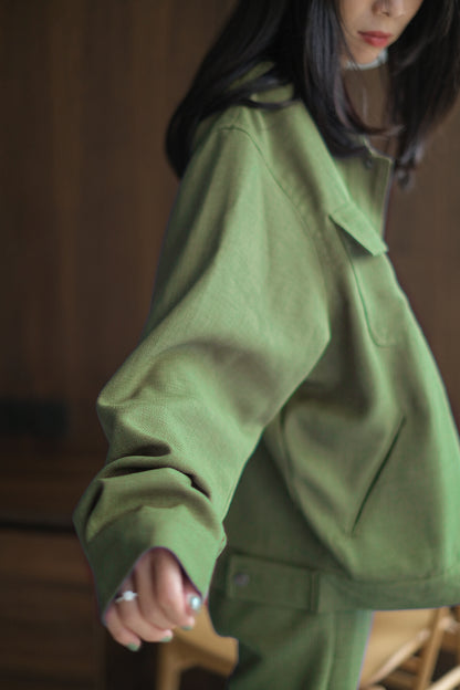 PANTHEON SHIRT IN KITRI GREEN