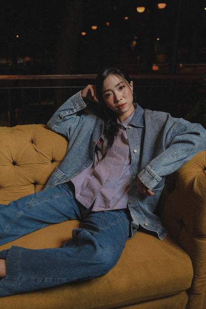 RHYS JACKET WHISPY BLUE FOR HER