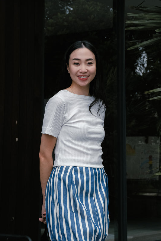 SERA CROP IN OFFWHITE