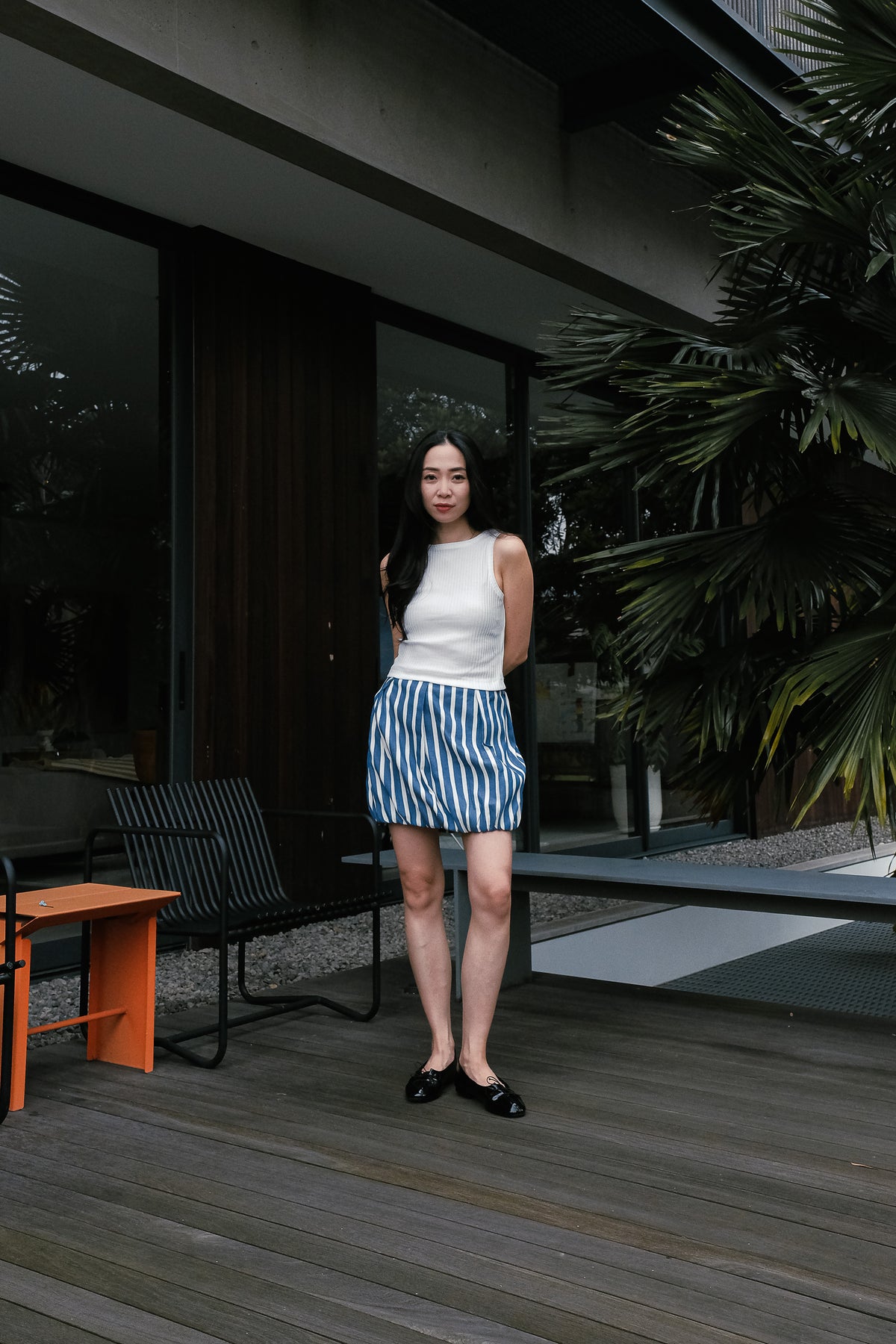 SERA CROP IN OFFWHITE