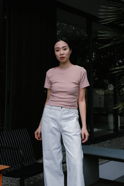 SERA CROP IN PINK A BOO