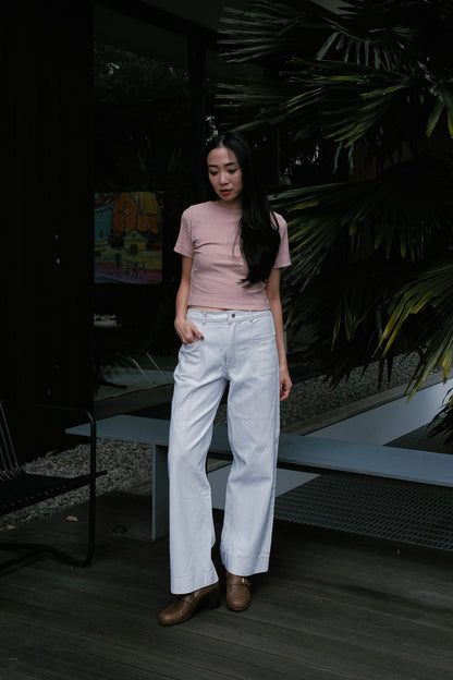 SERA CROP IN PINK A BOO