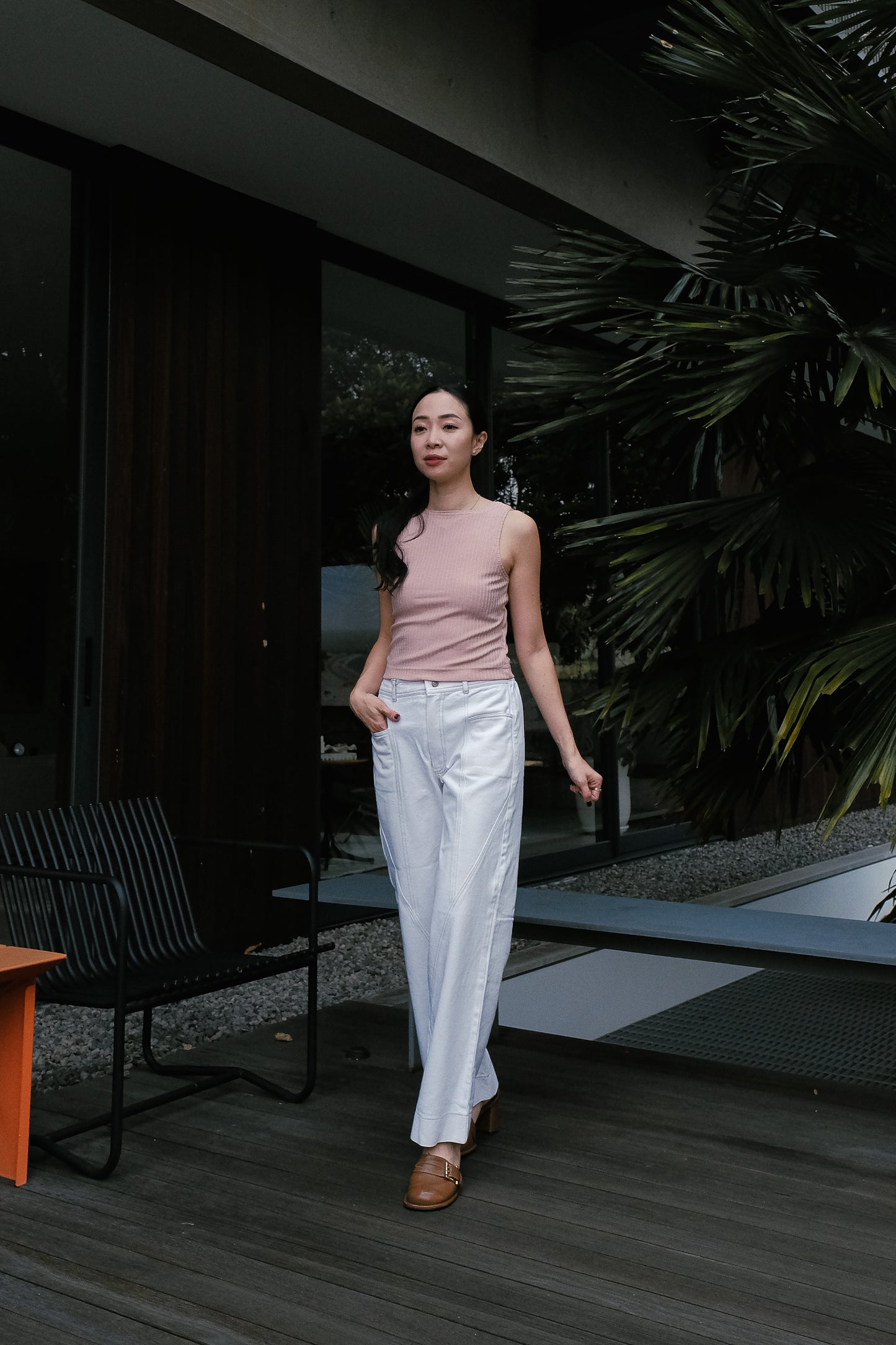 SERA CROP IN PINK A BOO