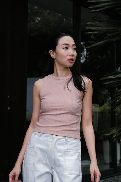 SERA CROP IN PINK A BOO