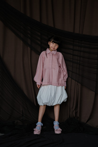 MINI SOREN SKIRT IN SNOW WHITE