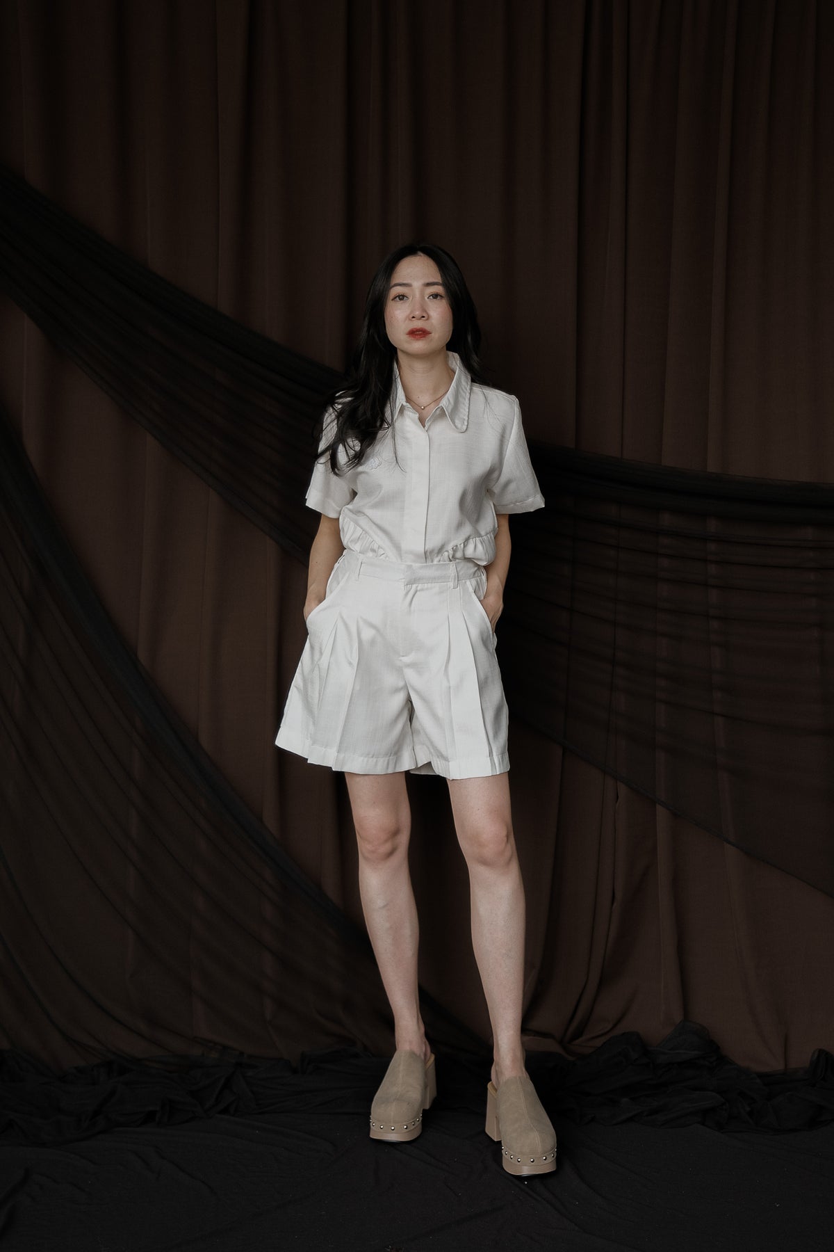 NEW BIJOU PANT IN PEARL WHITE