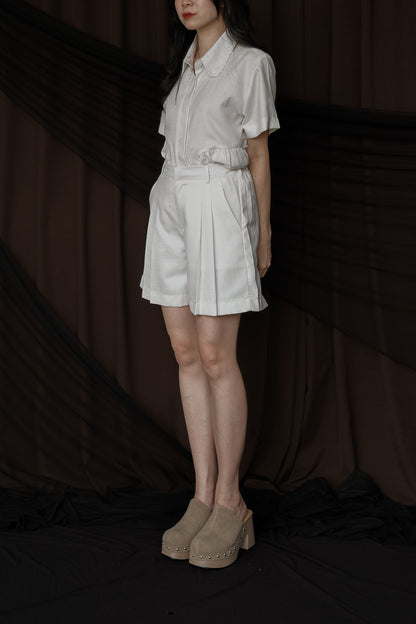 NEW BIJOU PANT IN PEARL WHITE