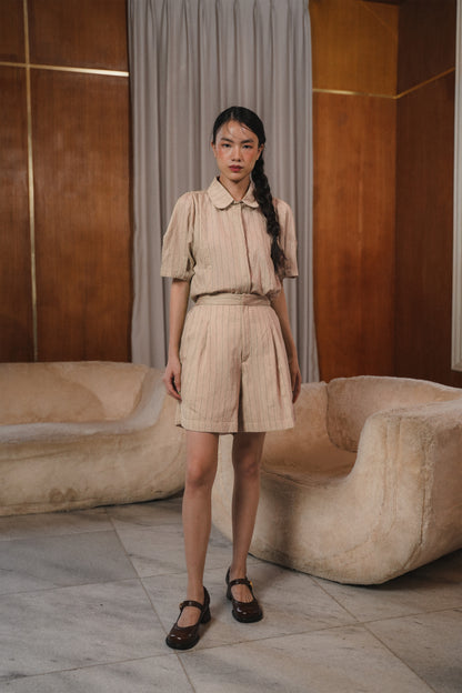 BIJOU PANT IN SHORTBREAD