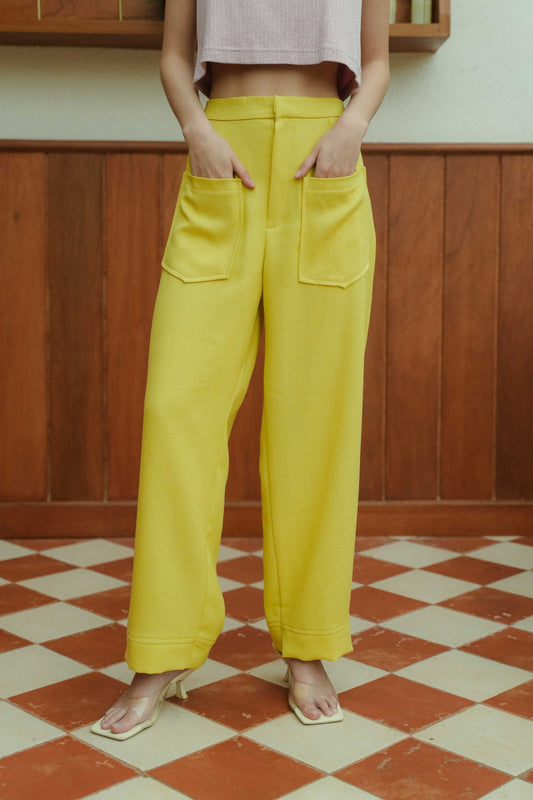 DEFECT 15% - ANSLEY PANTS IN CITRONELLA