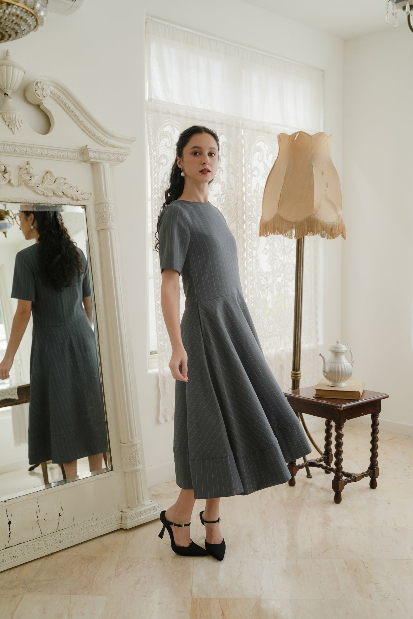 KYO DRESS IN BASALT
