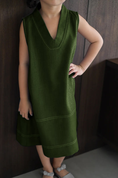 DEFECT 50% - MINI DANIELLE IN KITRI GREEN SIZE 6