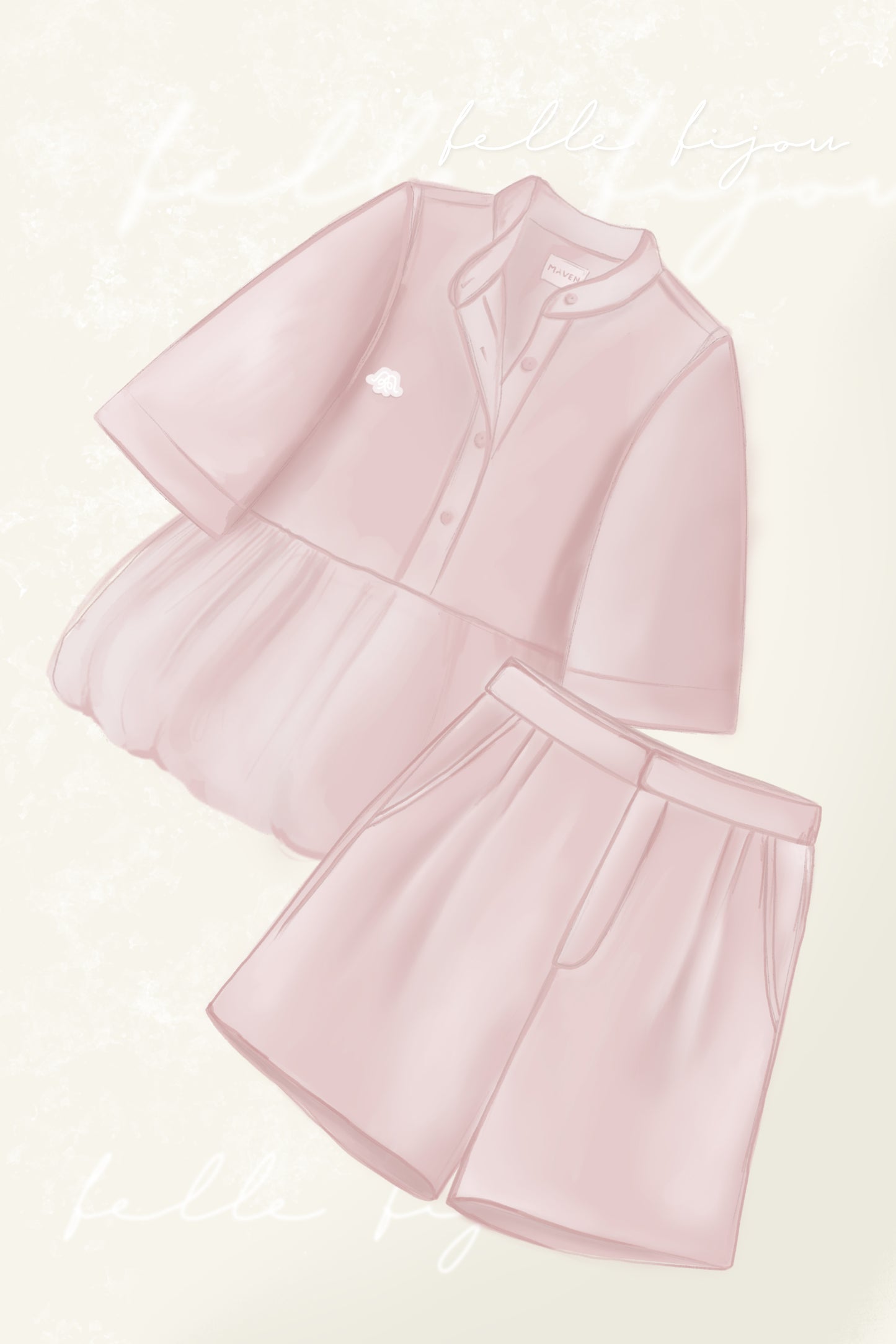 BELLE TOP IN COTTON CANDY