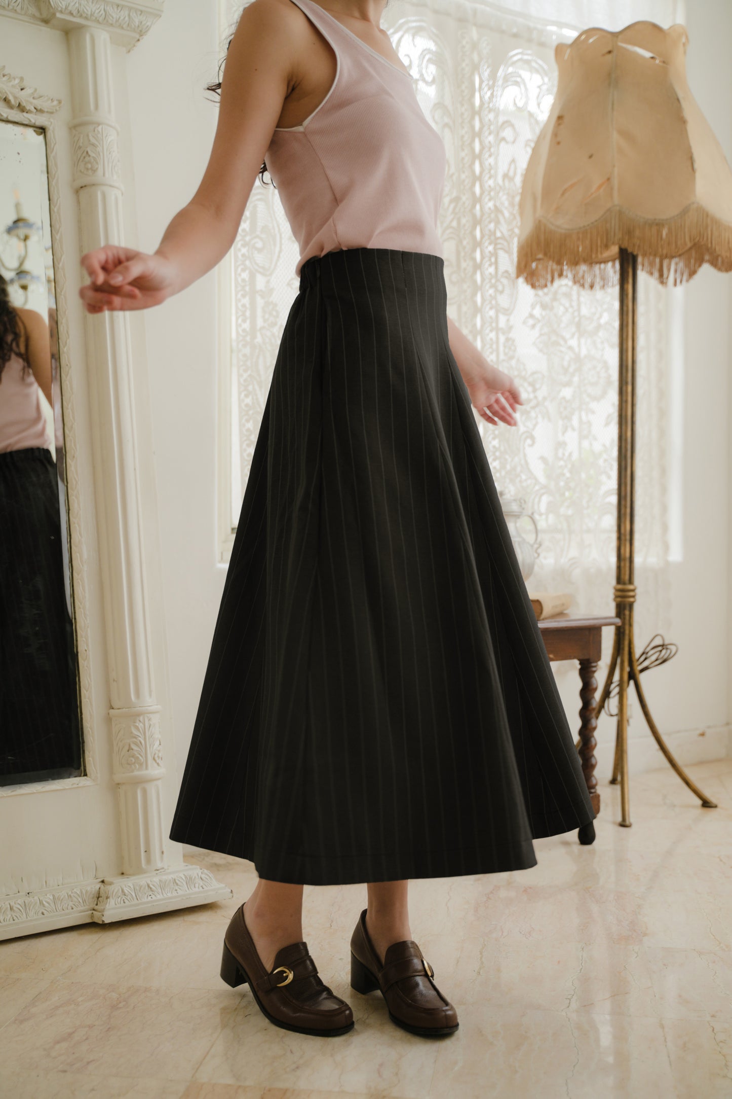 REI SKIRT IN PHANTOM