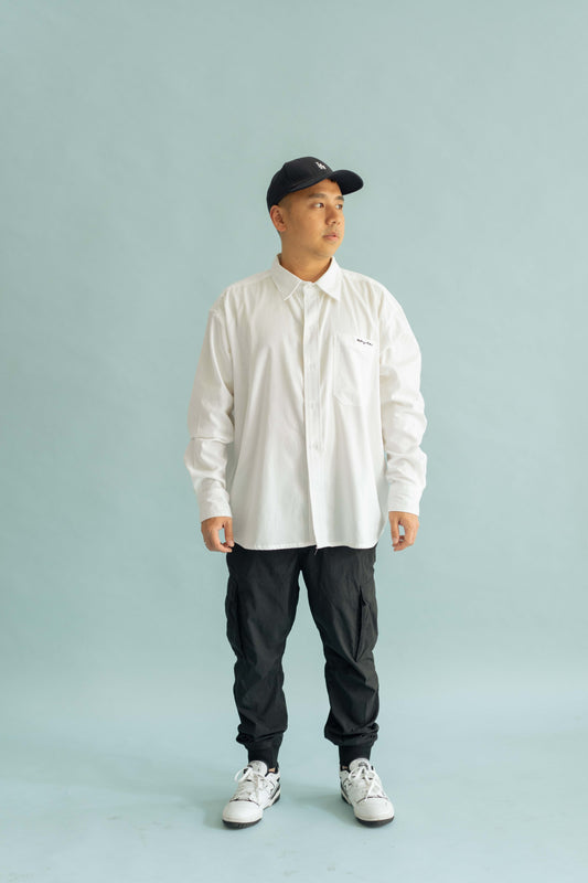 ETERNELLE SHIRT FOR HIM IN SNOW WHITE