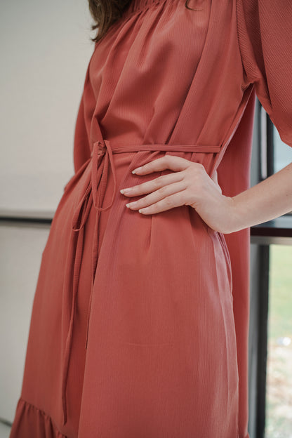 HERL DRESS IN APPLE CIDER