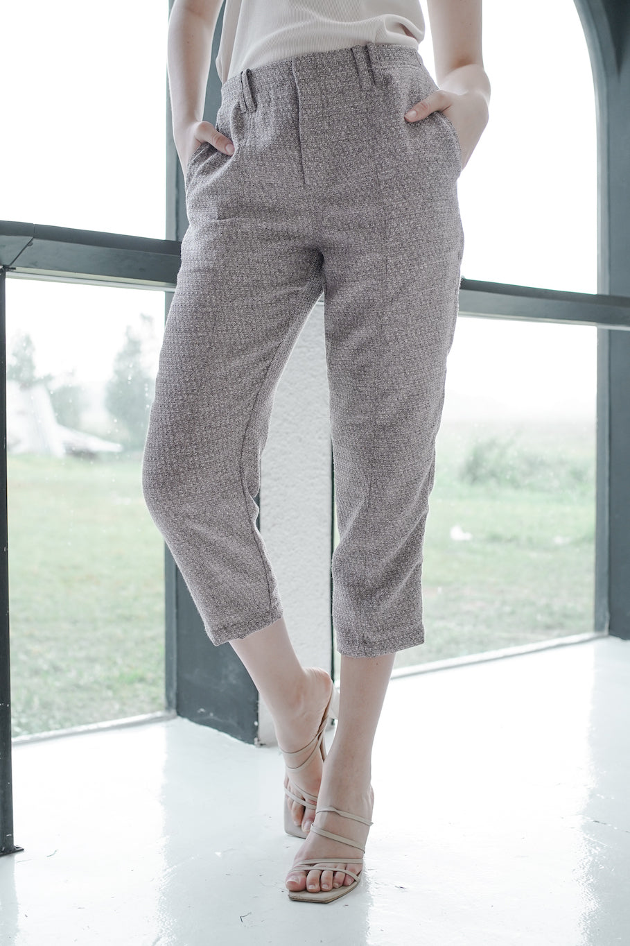 SENNA PANTS IN PALE ROSE