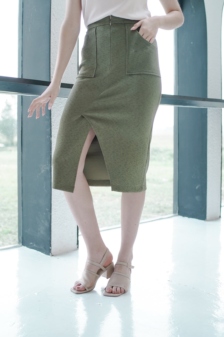 ROBIN SKIRT IN JACK AVOCADO