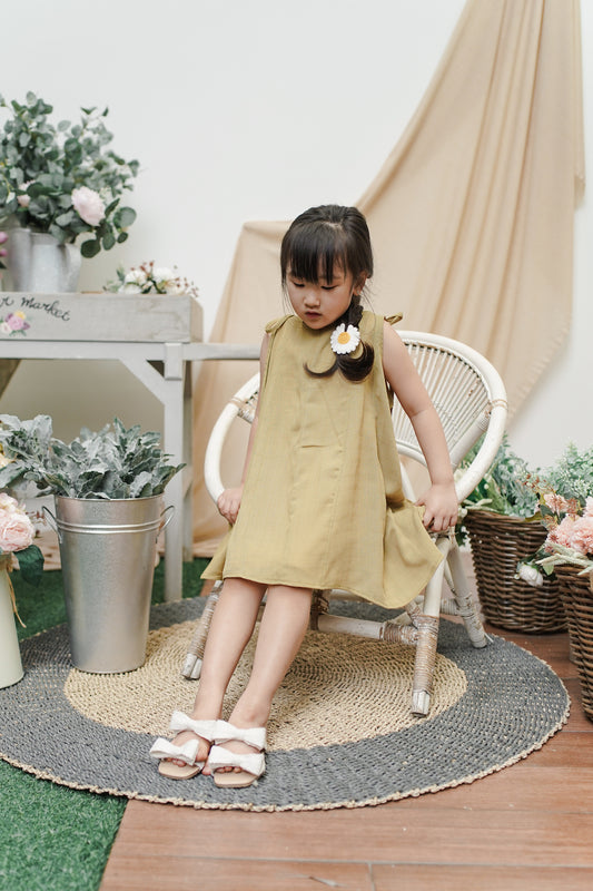 MINI KAERYS DRESS IN FRESH LEMONADE
