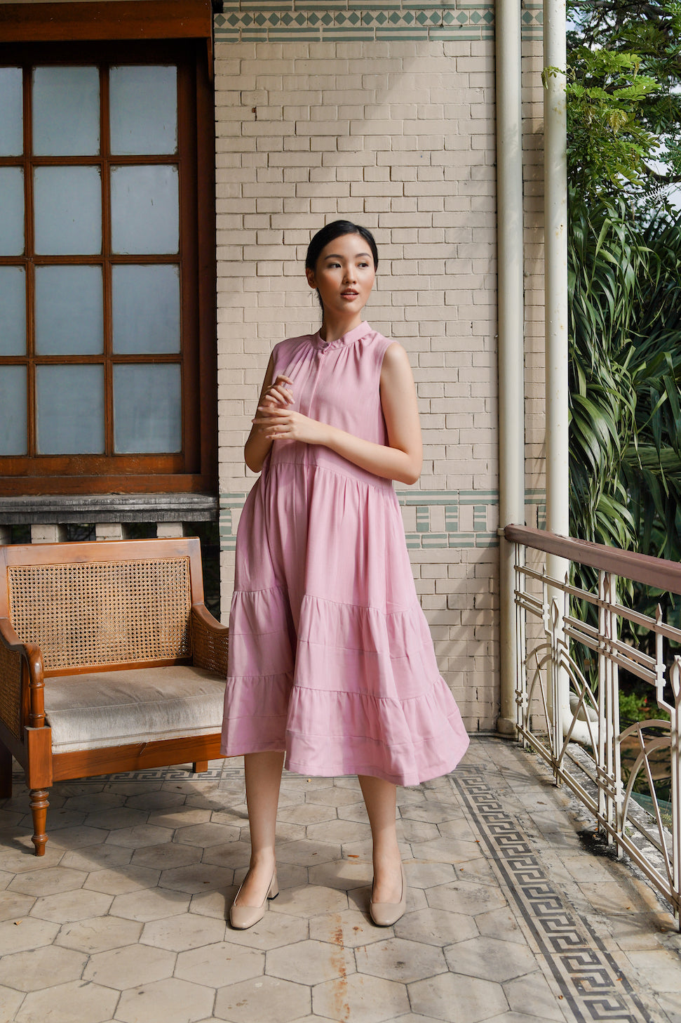 VALERIE DRESS INN BALERINA ROSE