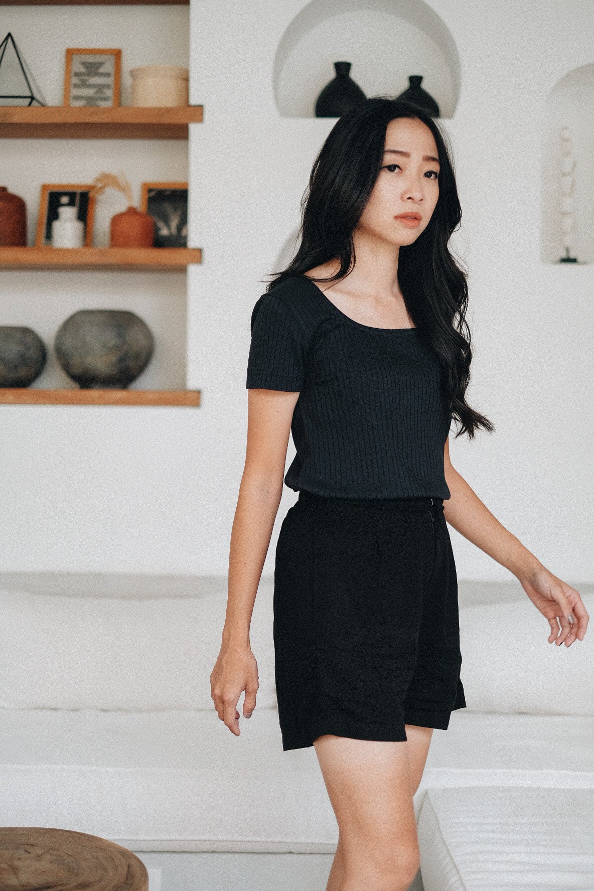 MELL SQ - SLEEVE IN DEEP BLACK