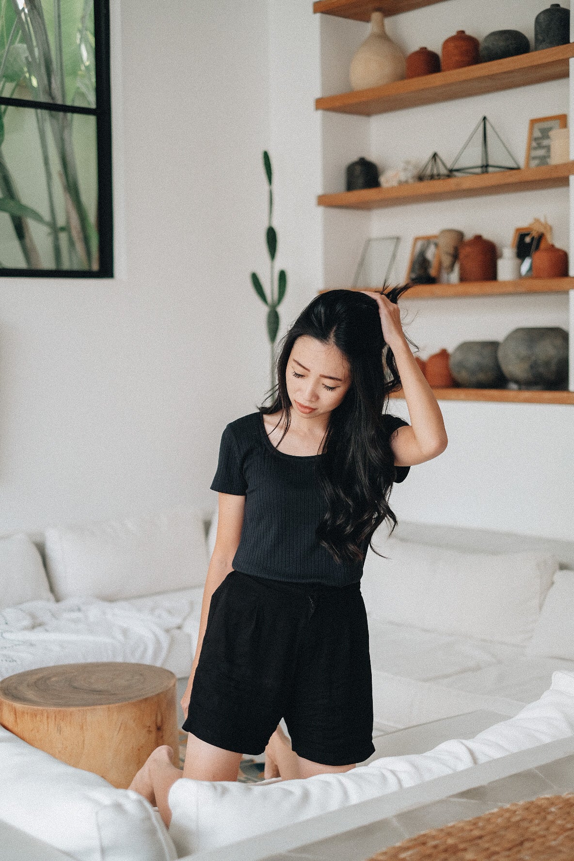 MELL SQ - SLEEVE IN DEEP BLACK