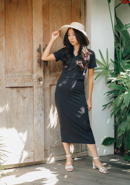 SCARLETT DRESS IN DEEP BLACK